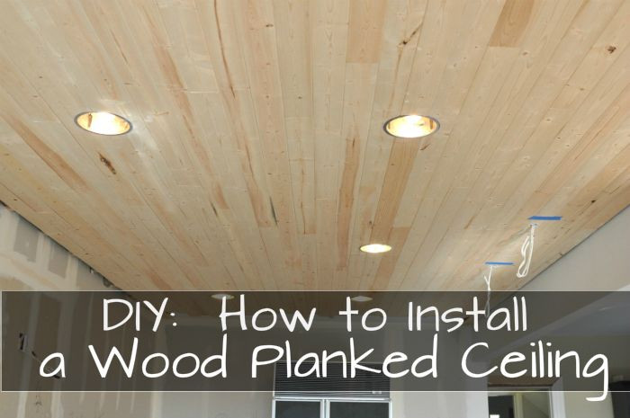 Best ideas about DIY Wooden Ceiling
. Save or Pin DIY How to Install a Wood Planked Ceiling Use lightweight Now.