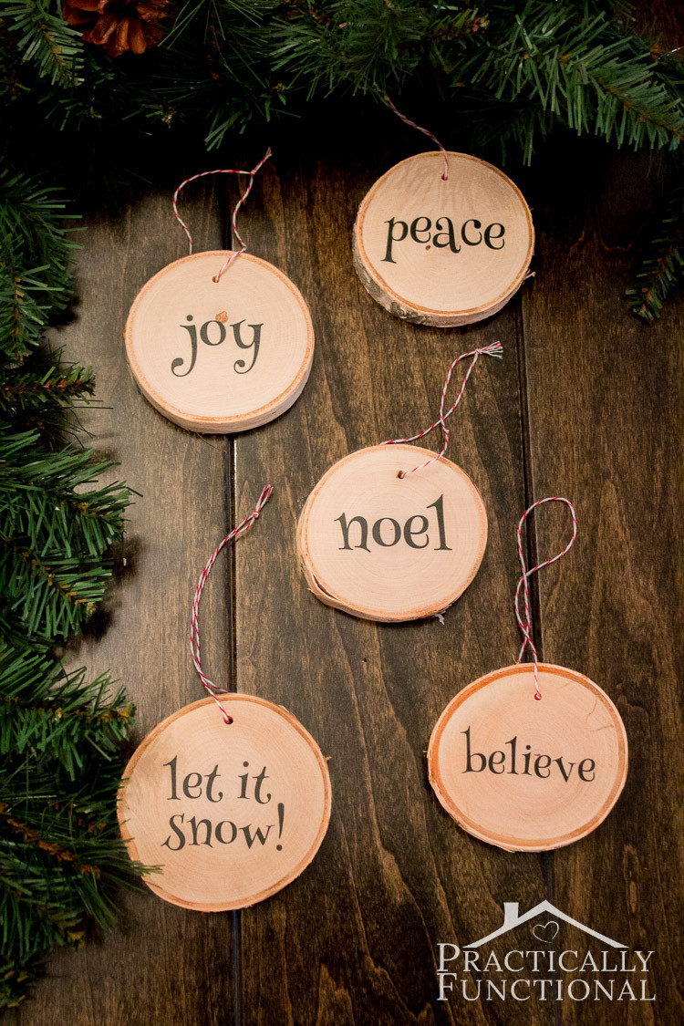 Best ideas about DIY Wooden Christmas Ornaments
. Save or Pin DIY Wood Slice Christmas Ornaments Now.
