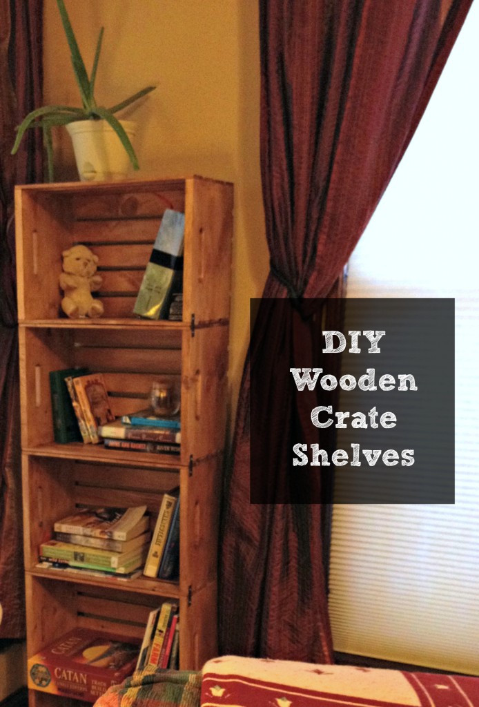 Best ideas about DIY Wooden Crate Bookshelf
. Save or Pin DIY Bookshelf from Unfinished Wooden Crates Frugal Upstate Now.