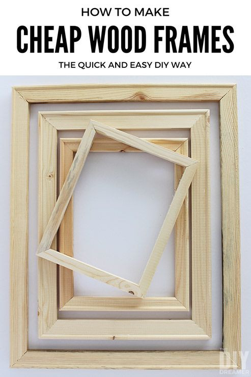 Best ideas about DIY Wooden Frames
. Save or Pin How to Make Cheap Wood Frames the Quick and Easy DIY Way Now.