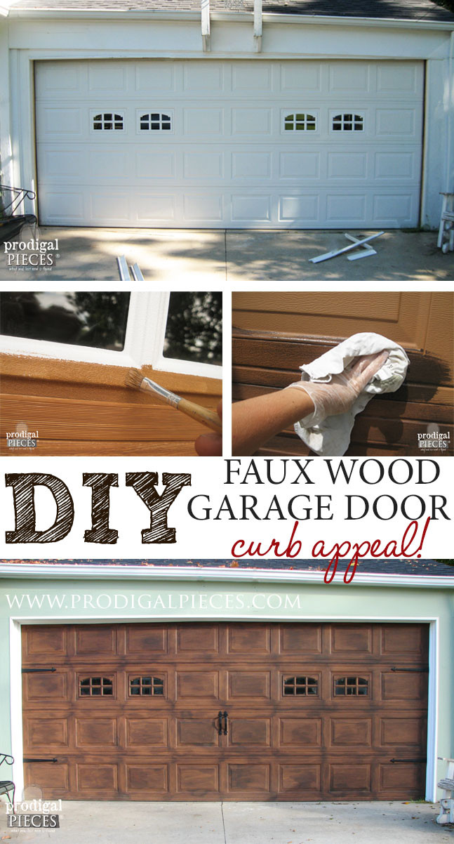 Best ideas about DIY Wooden Garage Door
. Save or Pin Faux Wood Garage Door Tutorial Prodigal Pieces Now.