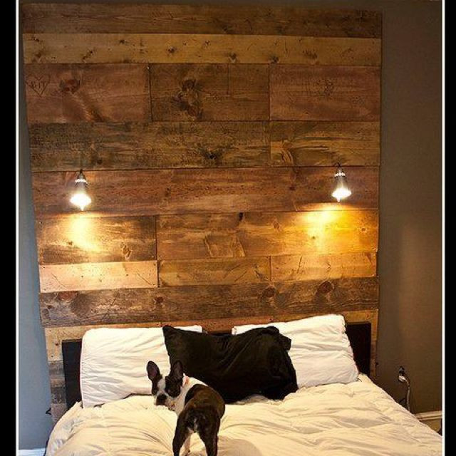 Best ideas about DIY Wooden Headboard With Lights
. Save or Pin Diy headboard with wood and ikea lights Now.
