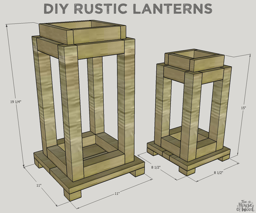 Best ideas about DIY Wooden Lantern
. Save or Pin Rustic Scrap Wood Lanterns – The House of Wood Now.