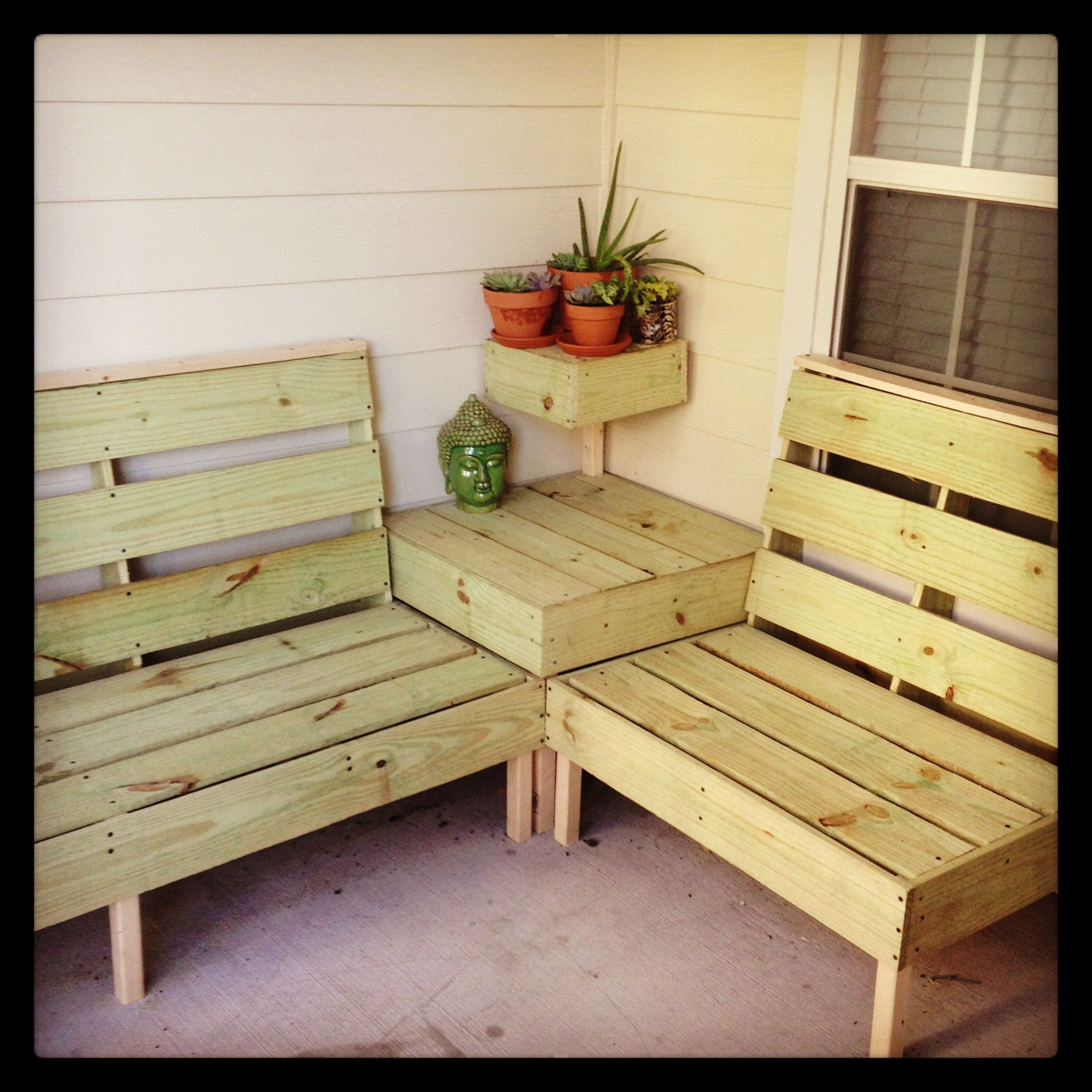 Best ideas about DIY Wooden Patio Furniture
. Save or Pin DIY patio furniture I think this may be the perfect size Now.