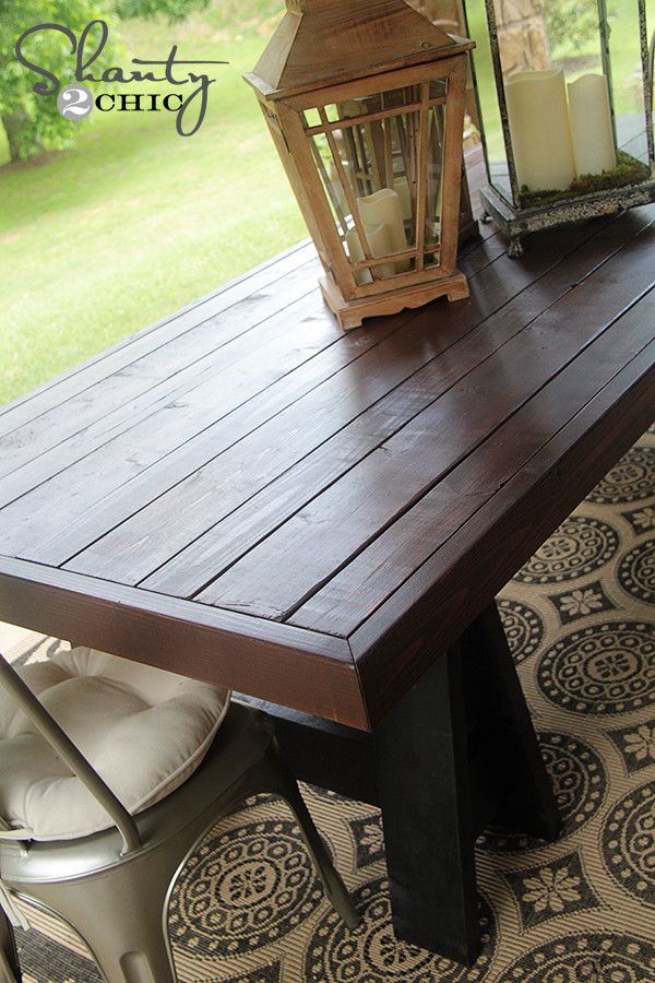 Best ideas about DIY Wooden Patio Table
. Save or Pin DIY Table Pottery Barn Inspired Shanty 2 Chic Now.