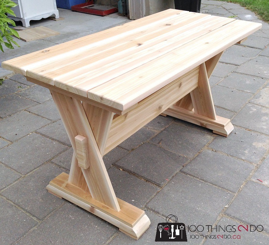 Best ideas about DIY Wooden Patio Table
. Save or Pin DIY Cedar Patio Table Now.