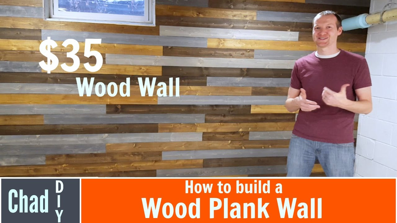 Best ideas about DIY Wooden Plank Wall
. Save or Pin $35 DIY Wood Plank Wall Now.