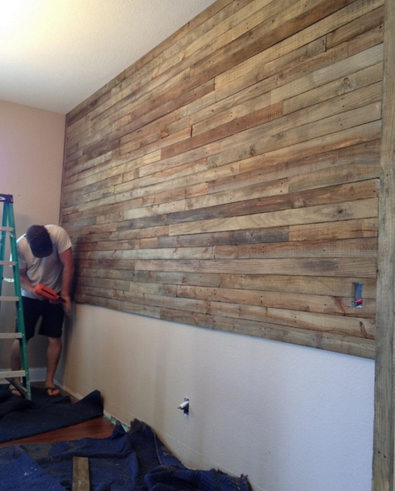 Best ideas about DIY Wooden Plank Wall
. Save or Pin Pallet Wall Project – The Owner Builder Network Now.