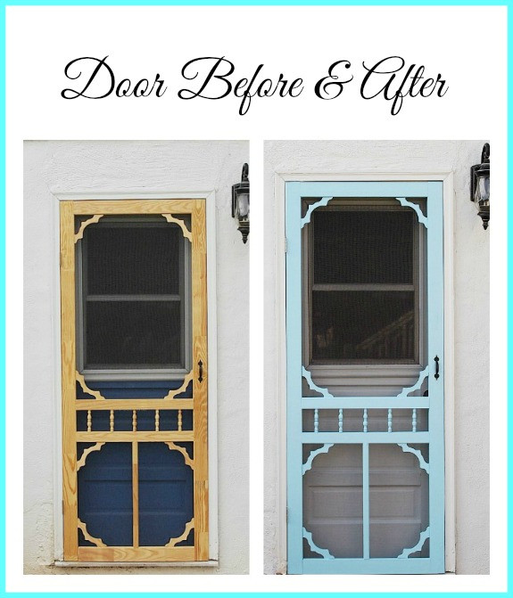 Best ideas about DIY Wooden Screen Door
. Save or Pin DIY Outdoor Projects Back Door Seating Area Makeover Now.