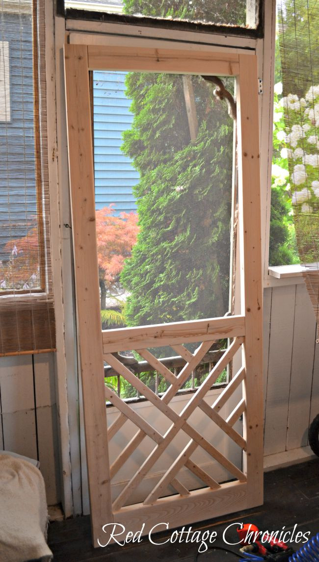 Best ideas about DIY Wooden Screen Door
. Save or Pin DIY Wood Screen Door Tutorial Red Cottage Chronicles Now.