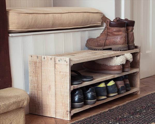 Best ideas about DIY Wooden Shoe Rack
. Save or Pin DIY Upcycled Pallet Shoe Rack Now.