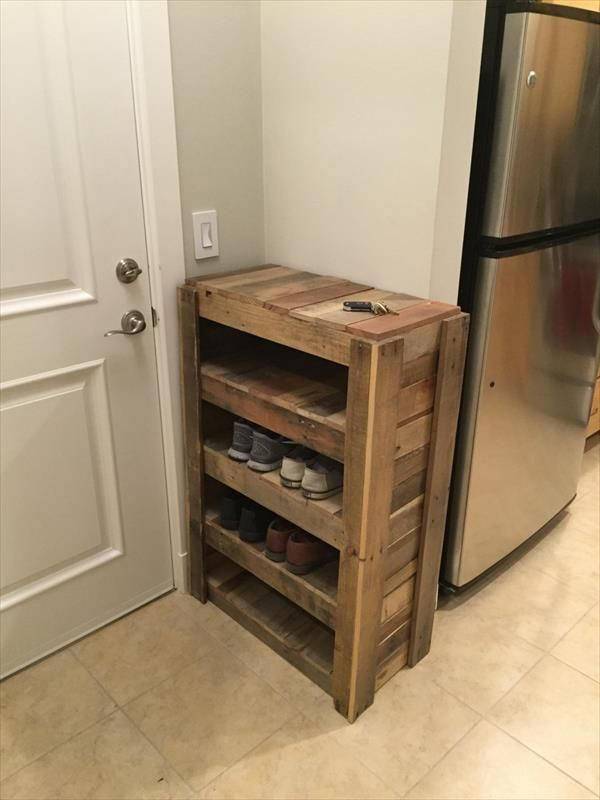 Best ideas about DIY Wooden Shoe Rack
. Save or Pin DIY Entryway Shoe Rack – Reclaimed Pallets Now.