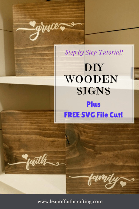 Best ideas about DIY Wooden Signs With Sayings
. Save or Pin DIY Wooden Signs with Sayings with Free Cut File Leap Now.