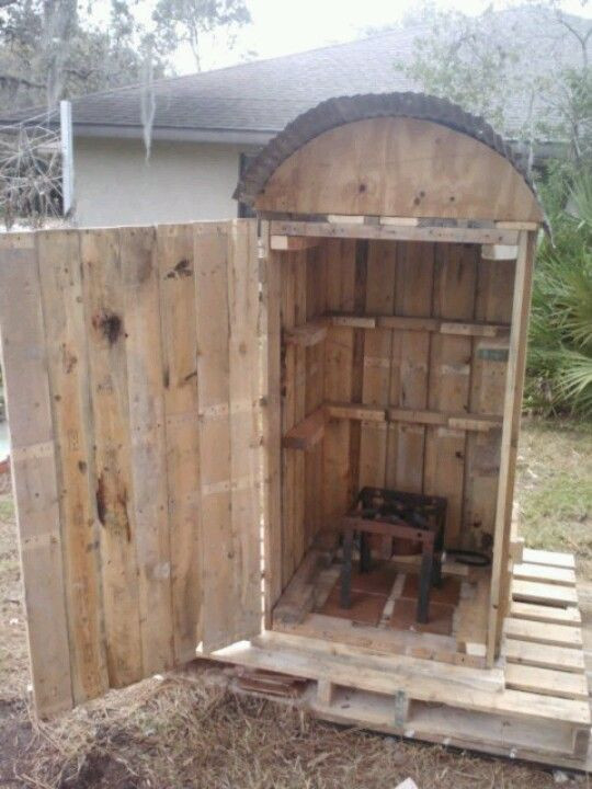Best ideas about DIY Wooden Smoker
. Save or Pin Open door fish smoker made from pallets I need to find Now.
