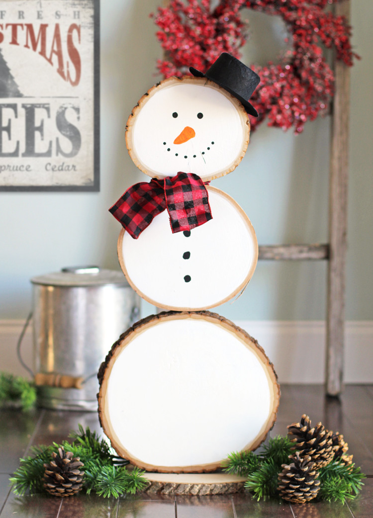 Best ideas about DIY Wooden Snowman
. Save or Pin The Craft Patch Reversible Fall and Christmas Wood Slice Now.