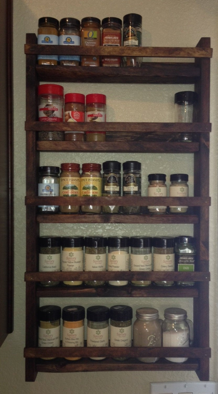 Best ideas about DIY Wooden Spice Rack
. Save or Pin Rustic Wood Spice Rack Now.
