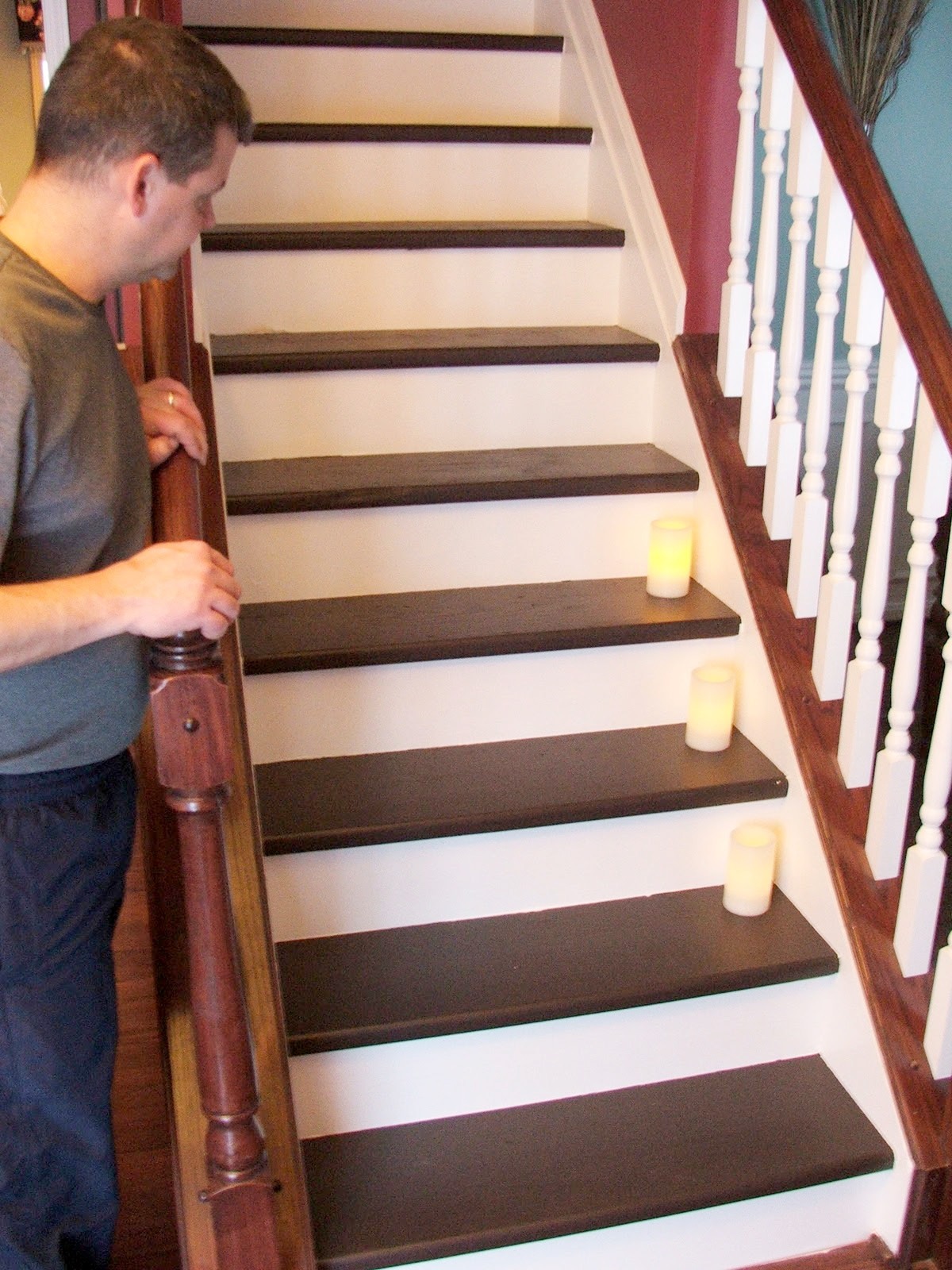 Best ideas about DIY Wooden Stairs
. Save or Pin 15 Ideas of Carpet Treads for Hardwood Stairs Now.