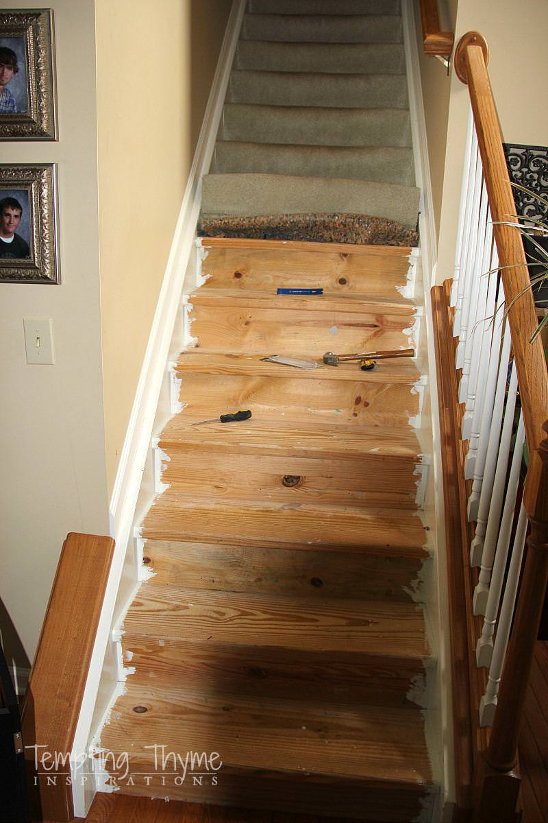 Best ideas about DIY Wooden Stairs
. Save or Pin How to Remove Carpet from Stairs DIY — Lugenda Now.