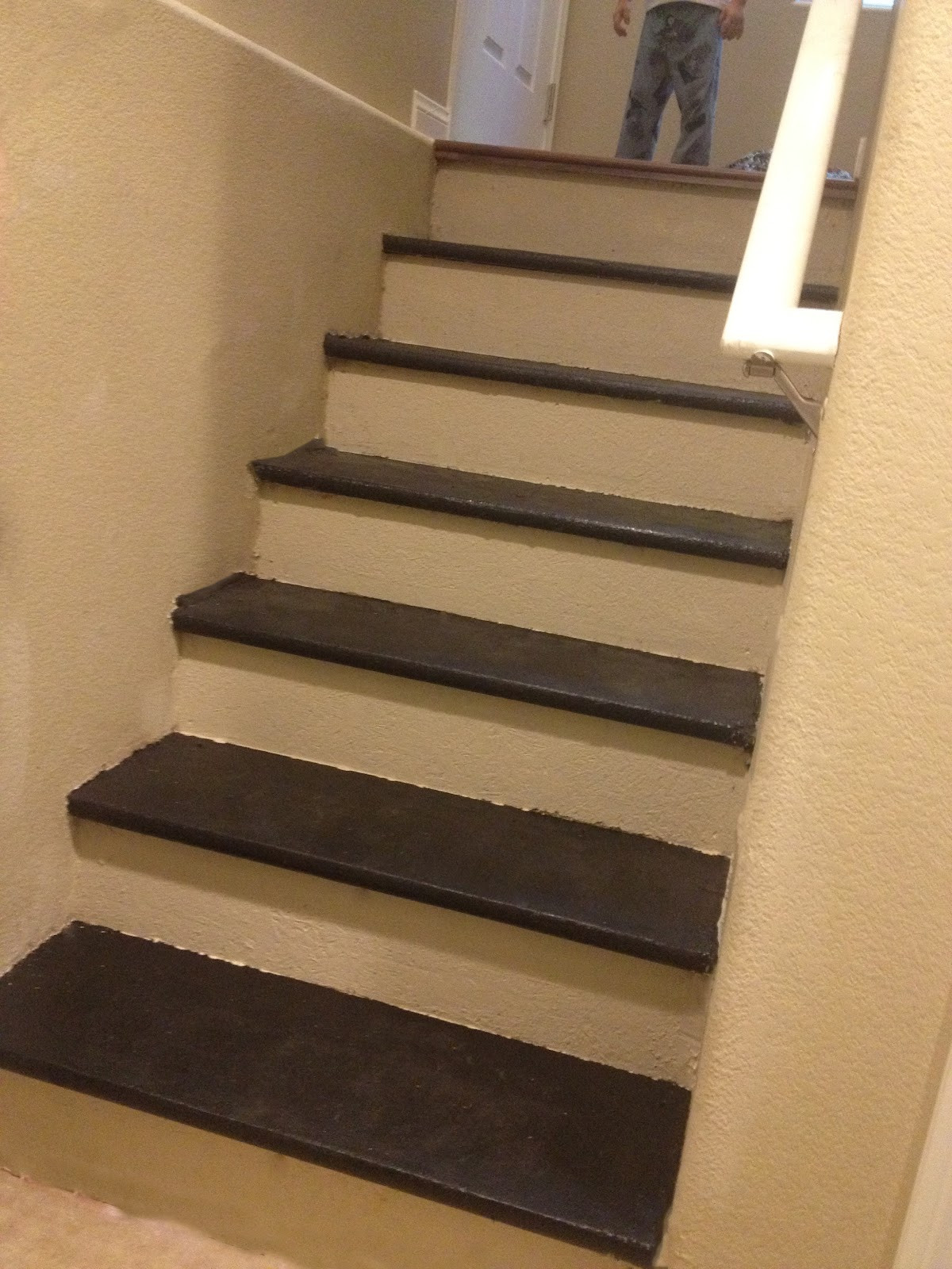 Best ideas about DIY Wooden Stairs
. Save or Pin Choosing Contentment Inexpensive DIY Carpet to Wood Stairs Now.