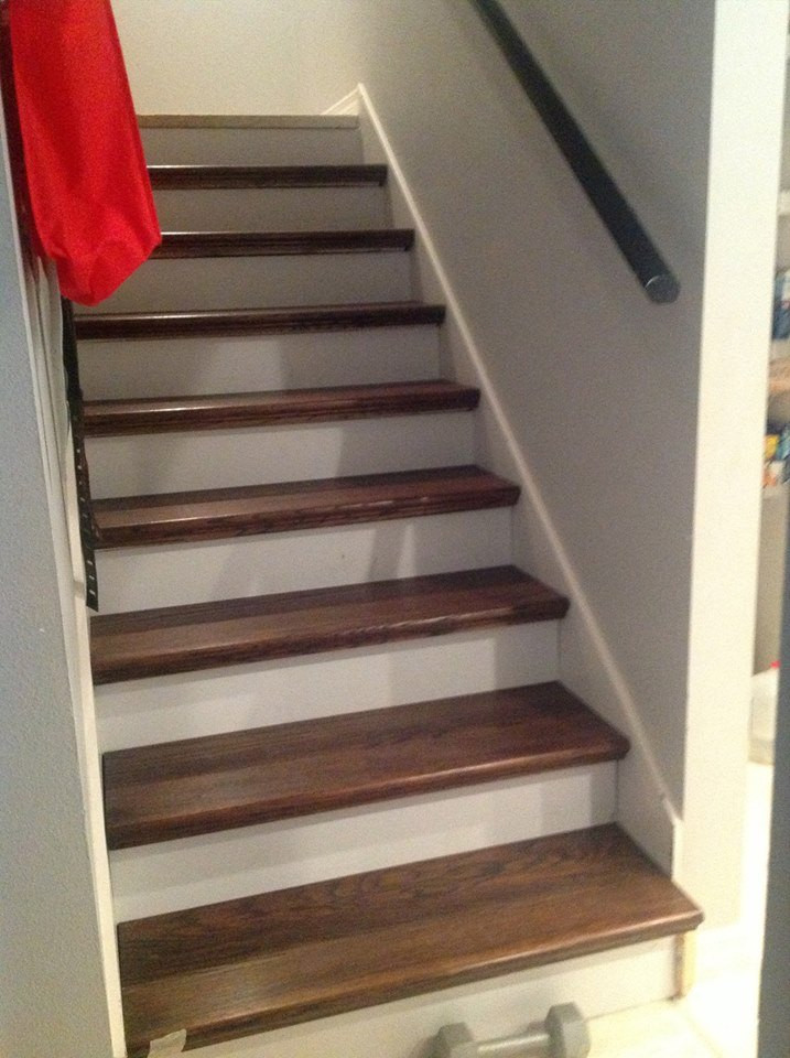 Best ideas about DIY Wooden Stairs
. Save or Pin From Carpet to Wood Stairs Redo Cheater Version Now.