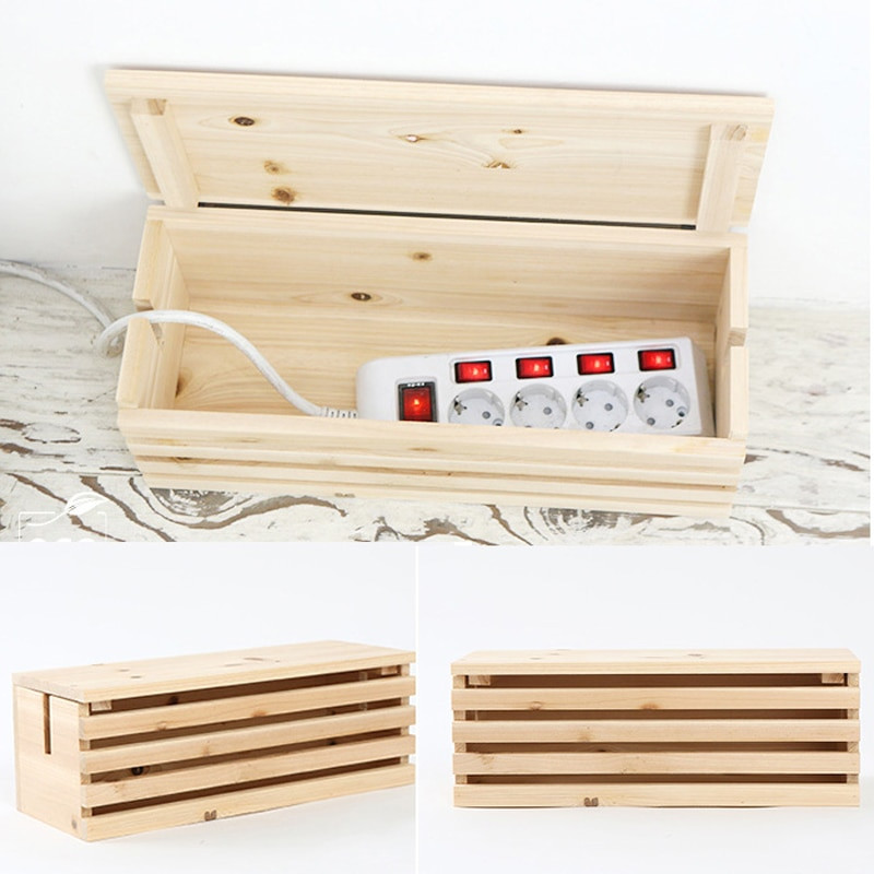 Best ideas about DIY Wooden Storage Box
. Save or Pin 2017 New Rectangular Cable Storage Box Wire DIY Wood Cable Now.