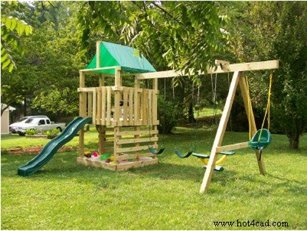 Best ideas about DIY Wooden Swing Set Plans Free
. Save or Pin 6 Free Swing Set Plans Now.