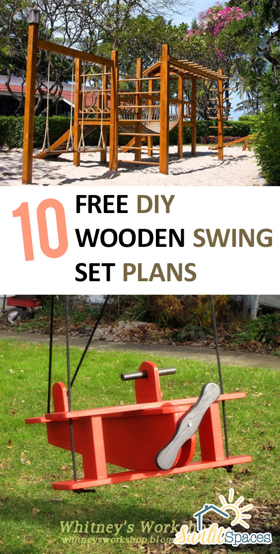 Best ideas about DIY Wooden Swing Set Plans Free
. Save or Pin 10 Free DIY Wooden Swing Set Plans Now.