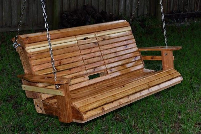 Best ideas about DIY Wooden Swings
. Save or Pin Unwind in your yard with a DIY wood porch swing with cup Now.