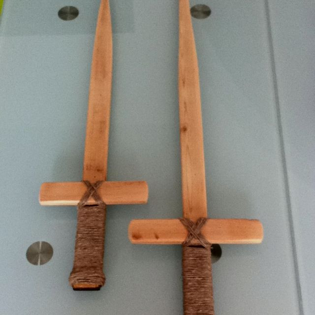 Best ideas about DIY Wooden Sword
. Save or Pin Wooden swords Cause beating each other with sticks never Now.