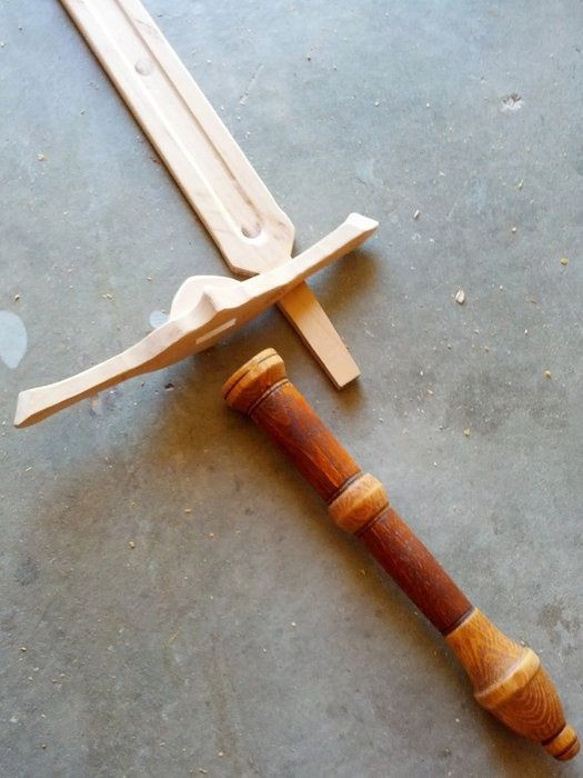 Best ideas about DIY Wooden Sword
. Save or Pin Wooden sword interesting way of attaching the guard and Now.