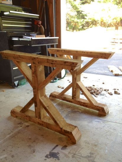 Best ideas about DIY Wooden Table Legs
. Save or Pin Fancy X Table from Pallets $0 DIY Now.