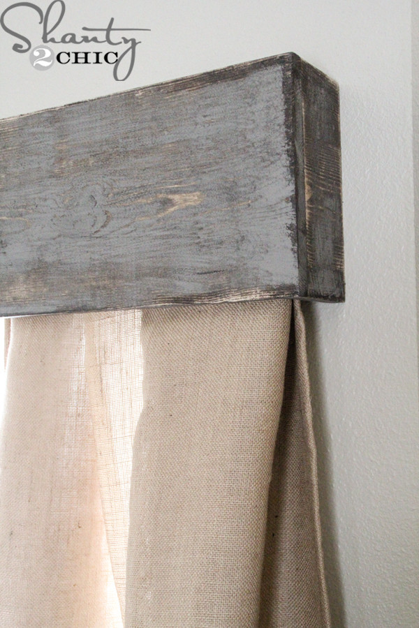 Best ideas about DIY Wooden Valance
. Save or Pin DIY Wooden Window Cornice Shanty 2 Chic Now.