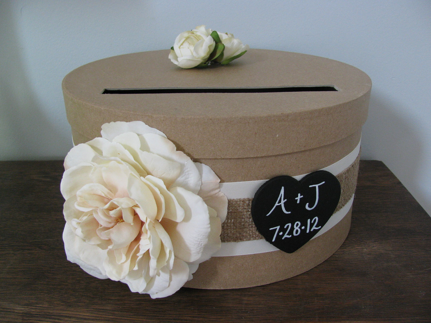 Best ideas about DIY Wooden Wedding Card Box
. Save or Pin Items similar to Rustic Round Wedding Card Box Wood Now.