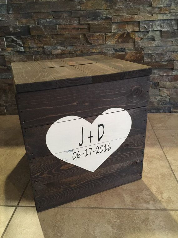 Best ideas about DIY Wooden Wedding Card Box
. Save or Pin Rustic Pallet Wooden Wedding Card Box by BBSIGNSDESIGNS on Now.