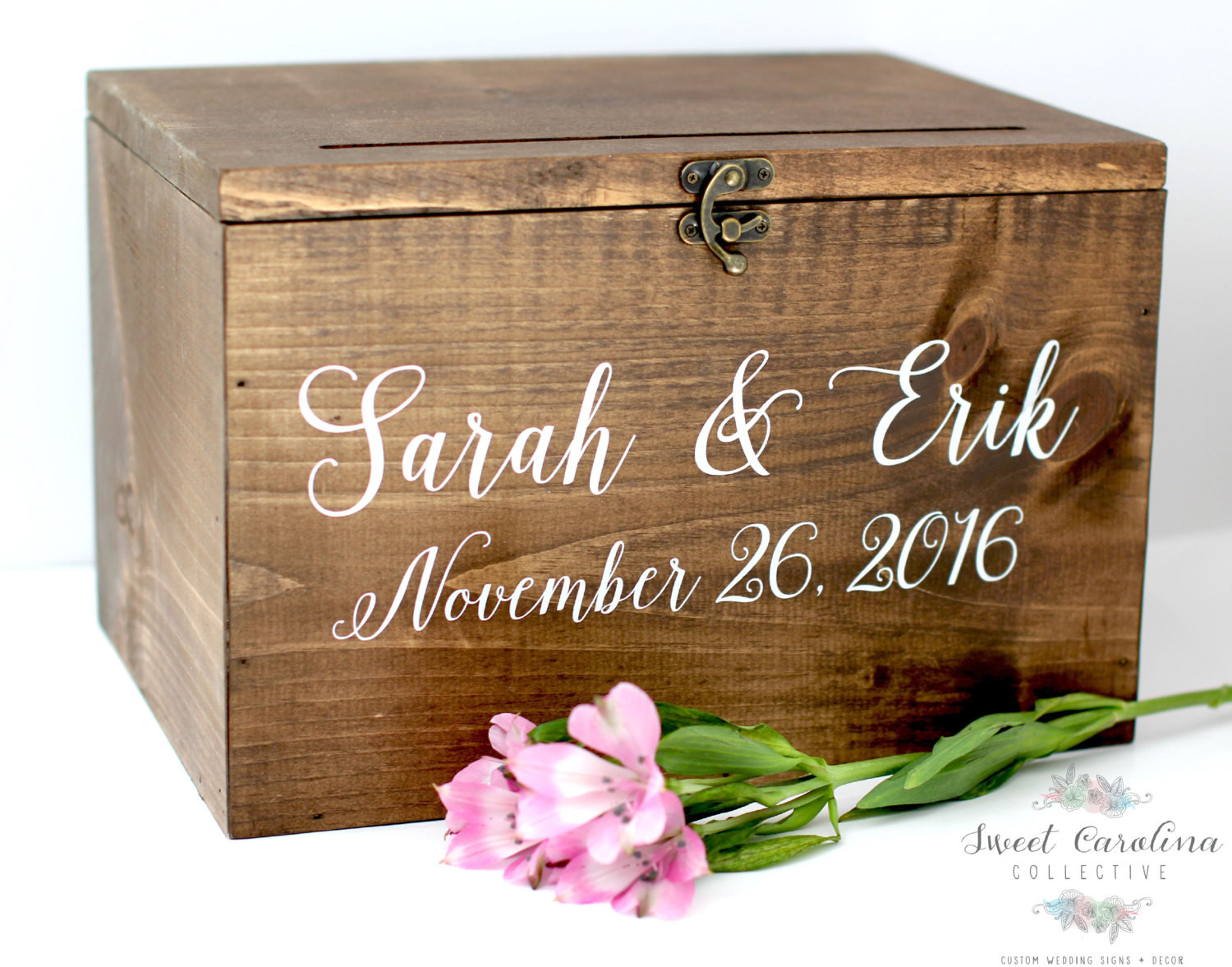 Best ideas about DIY Wooden Wedding Card Box
. Save or Pin Wood Wedding Card Box with Lid Wedding Money Box Wedding Now.