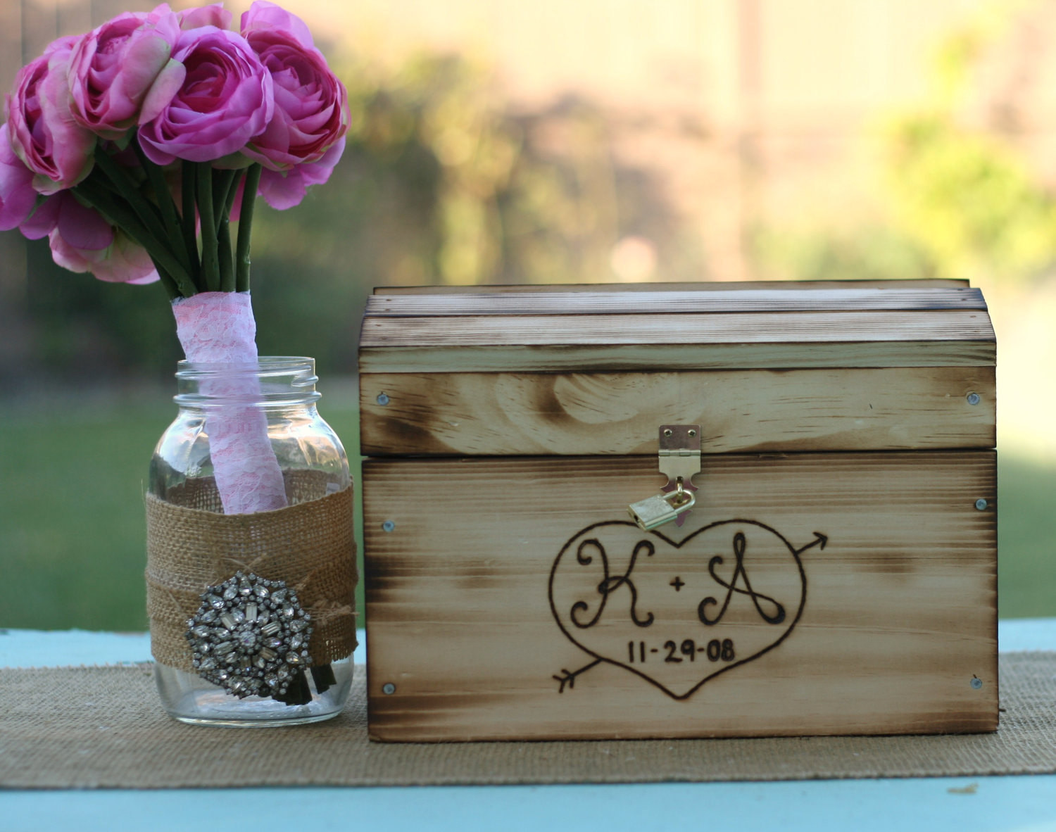 Best ideas about DIY Wooden Wedding Card Box
. Save or Pin Wedding Card Box Rustic Personalized Wood item by braggingbags Now.