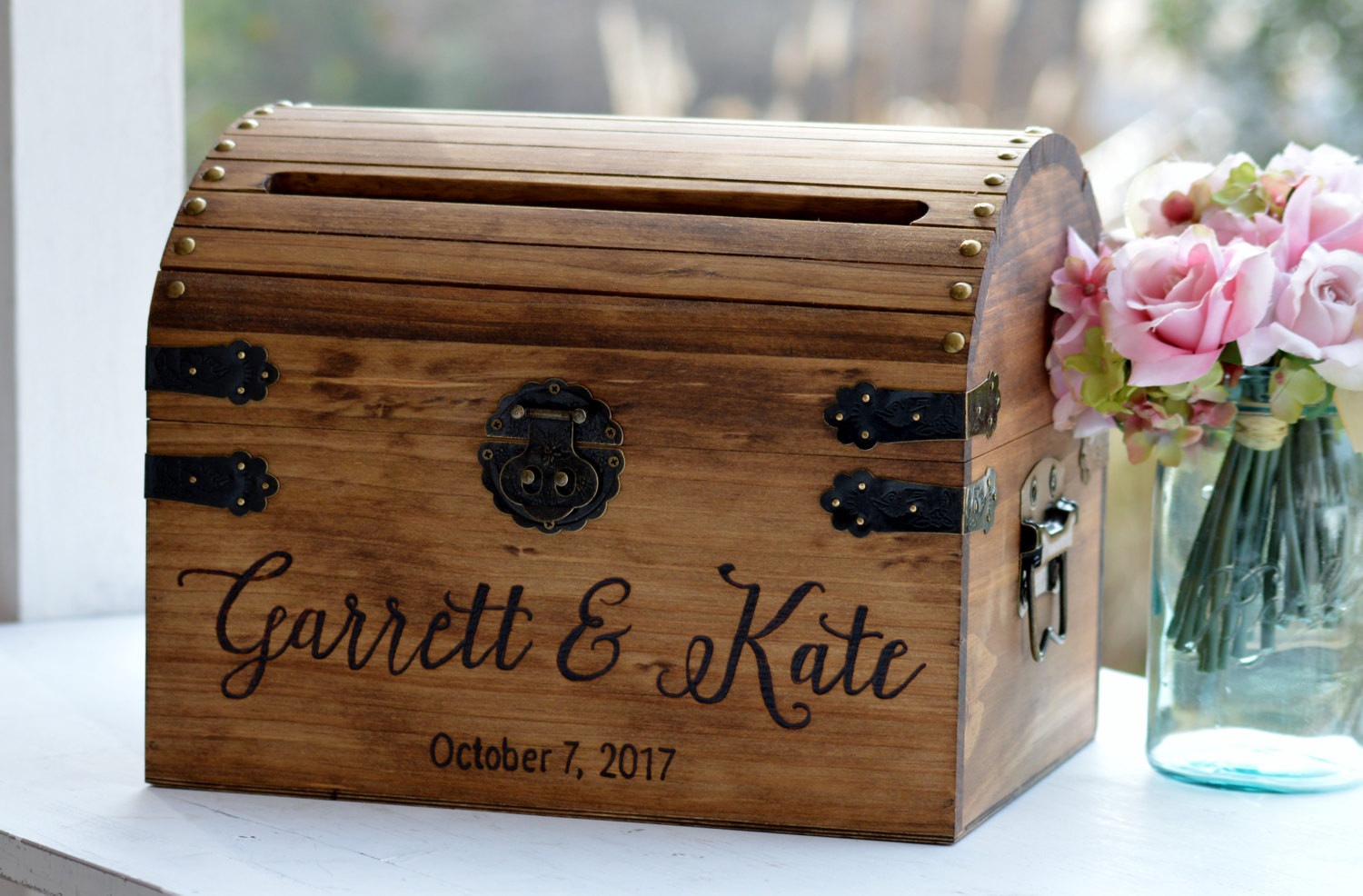 Best ideas about DIY Wooden Wedding Card Box
. Save or Pin Wooden Card Box Rustic Card Box With Slot Bridal Shower Card Now.
