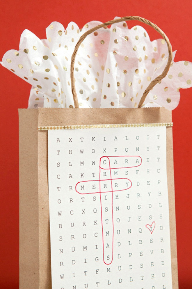 Best ideas about DIY Word Search
. Save or Pin Editable Printable Word Search Gift Wrap For FREE Now.