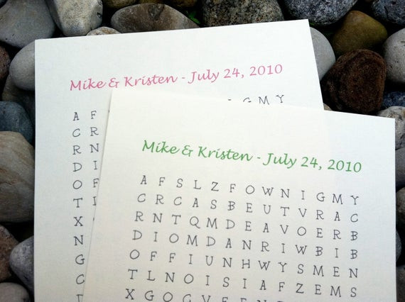 Best ideas about DIY Word Search
. Save or Pin Items similar to DIY Printable Custom Wedding Word Search Now.