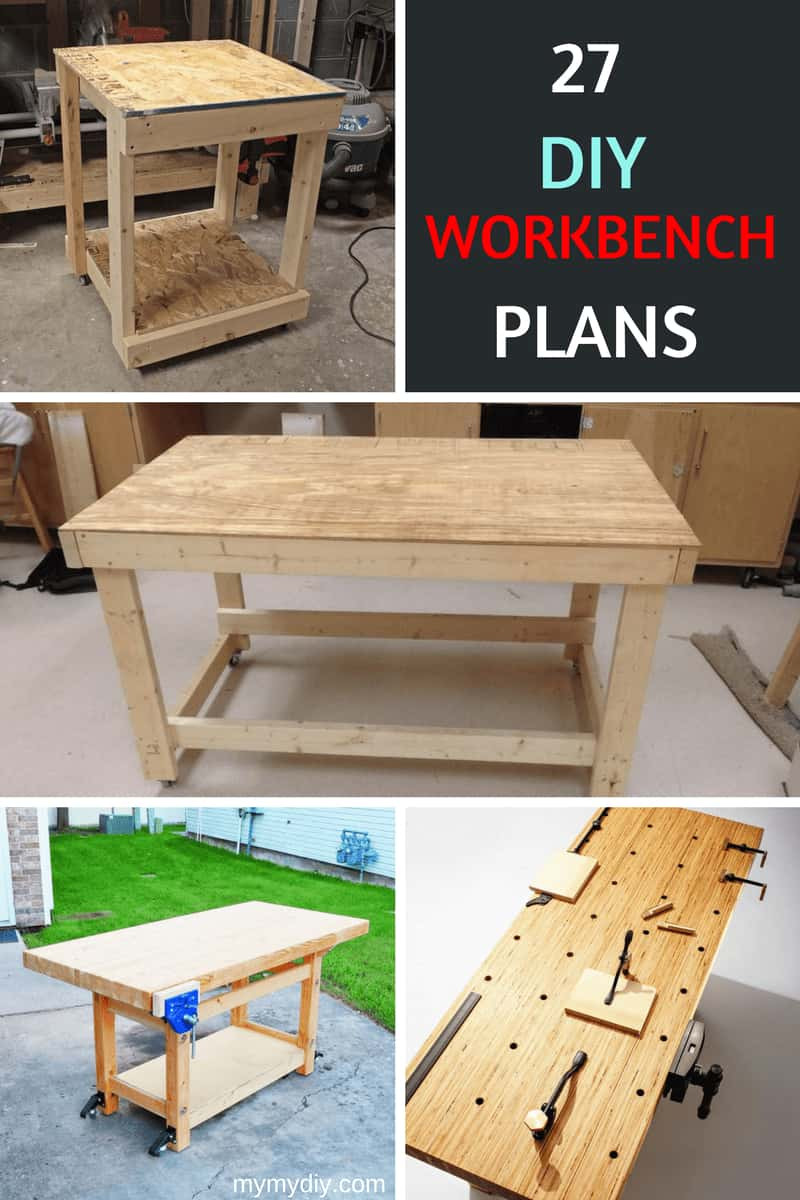 Best ideas about DIY Work Bench
. Save or Pin 27 Sturdy DIY Workbench Plans [Ultimate List] MyMyDIY Now.