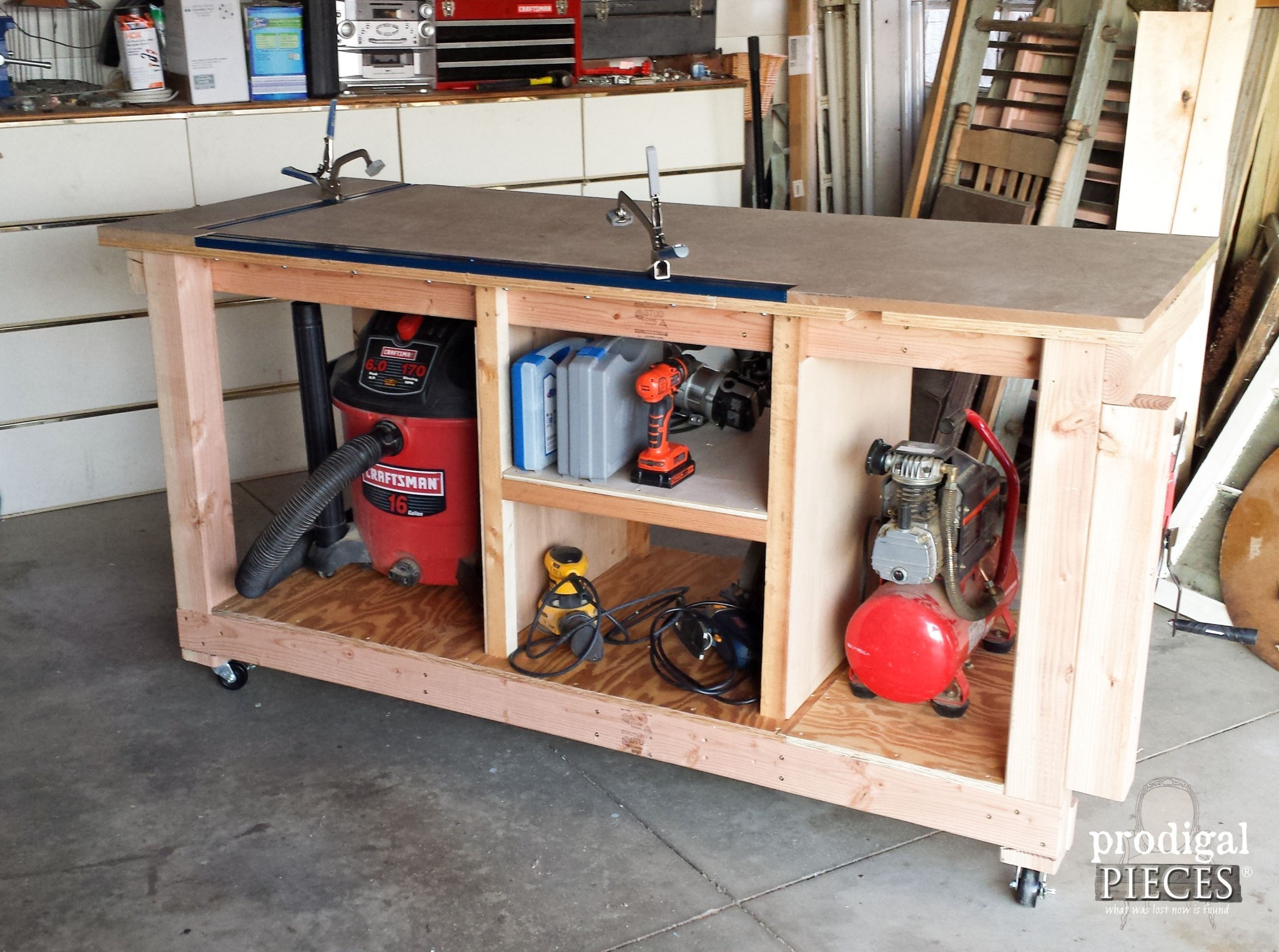 Best ideas about DIY Work Bench
. Save or Pin DIY Workbench Fit for a Junker Prodigal Pieces Now.