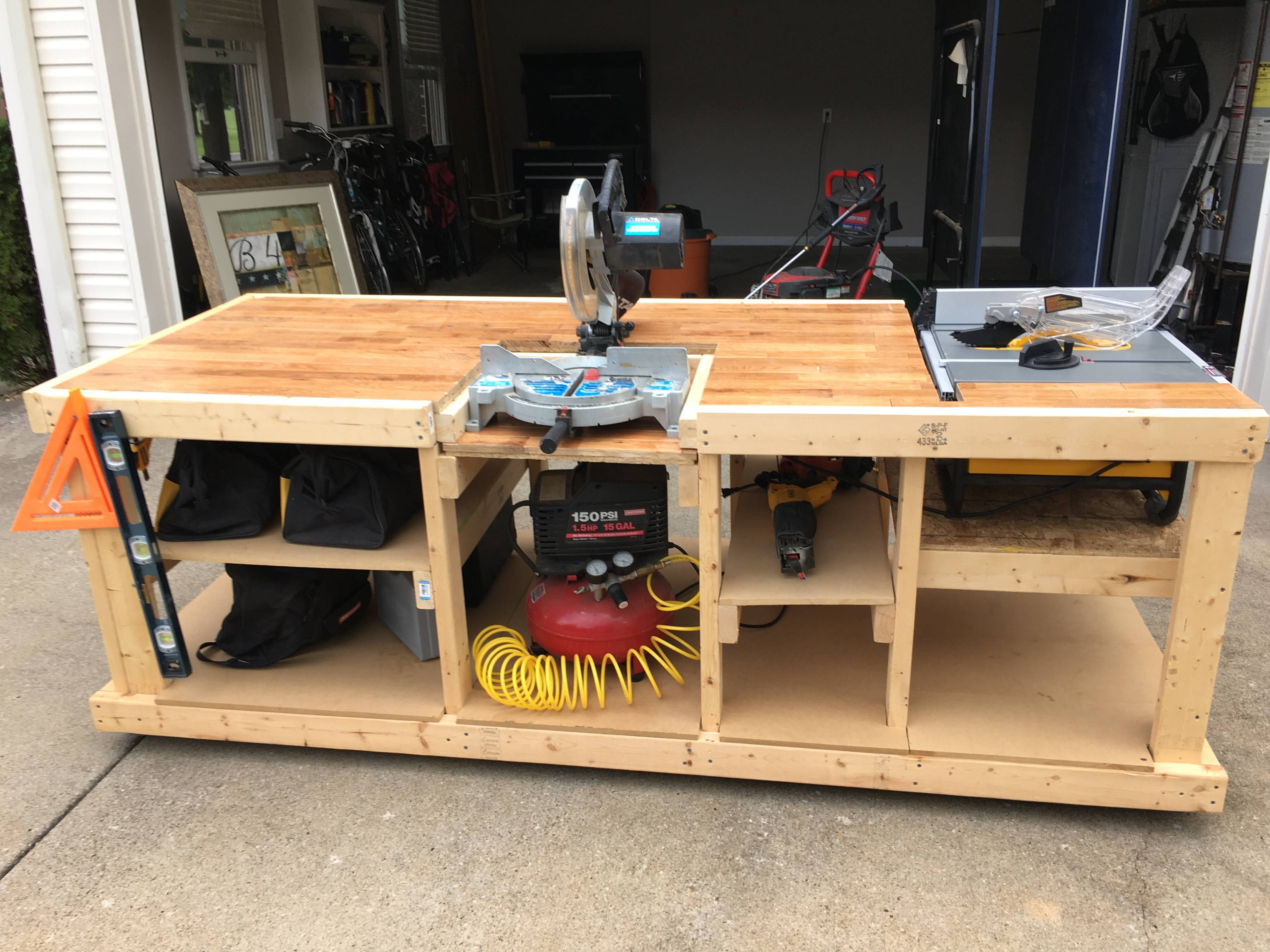 Best ideas about DIY Working Table
. Save or Pin I built a mobile workbench DIY and crafts Now.