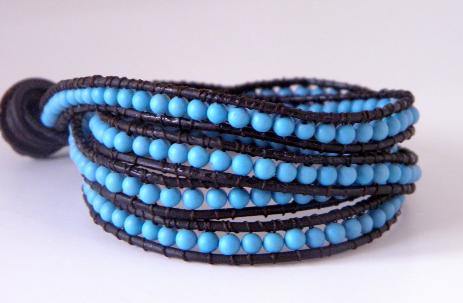 Best ideas about DIY Wrap Bracelet
. Save or Pin Tutorial Chan Luu Turquoise Wrap Bracelet buatkalunggelang Now.