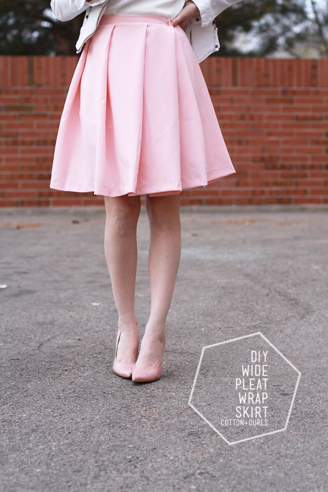 Best ideas about DIY Wrap Skirt
. Save or Pin DIY wide pleat wrap skirt Now.