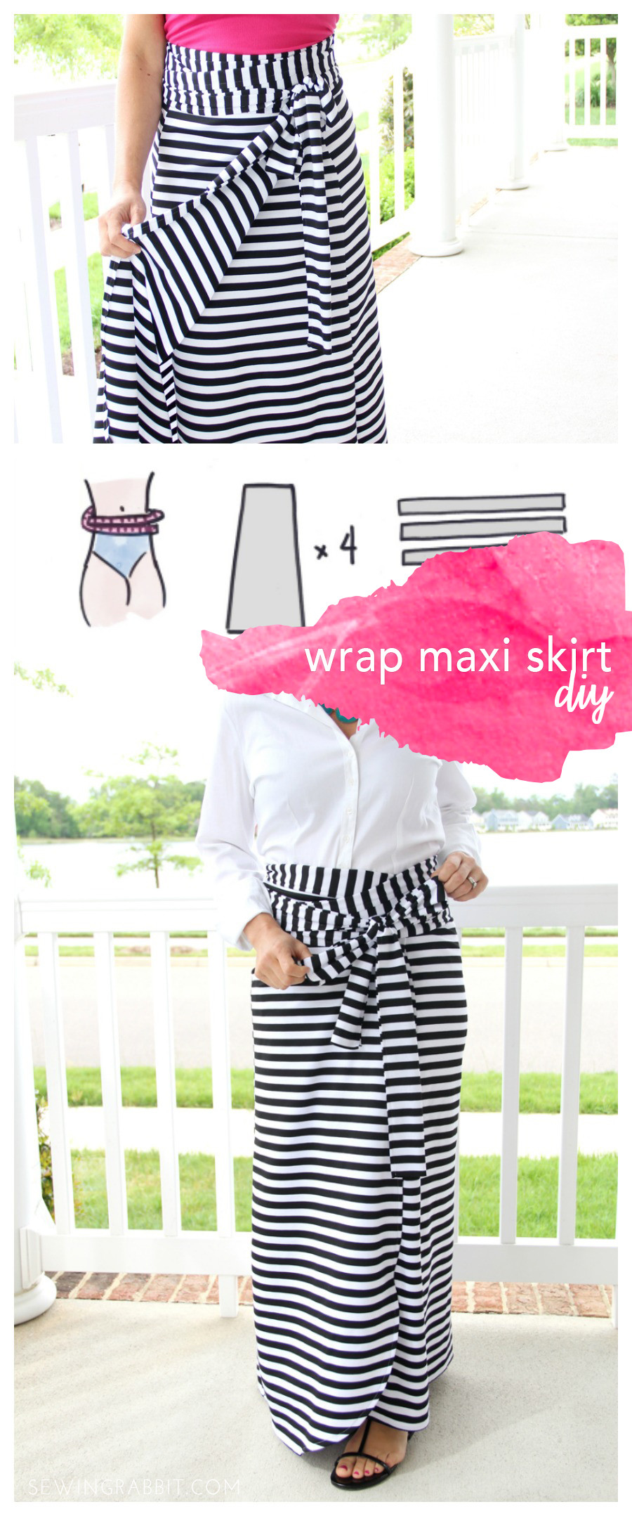 Best ideas about DIY Wrap Skirt
. Save or Pin Wrap Maxi Skirt DIY The Sewing Rabbit Now.