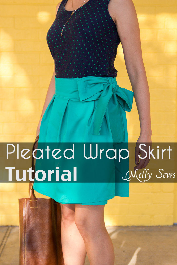 Best ideas about DIY Wrap Skirt
. Save or Pin DIY Pleated Wrap Skirt Tutorial Melly Sews Now.