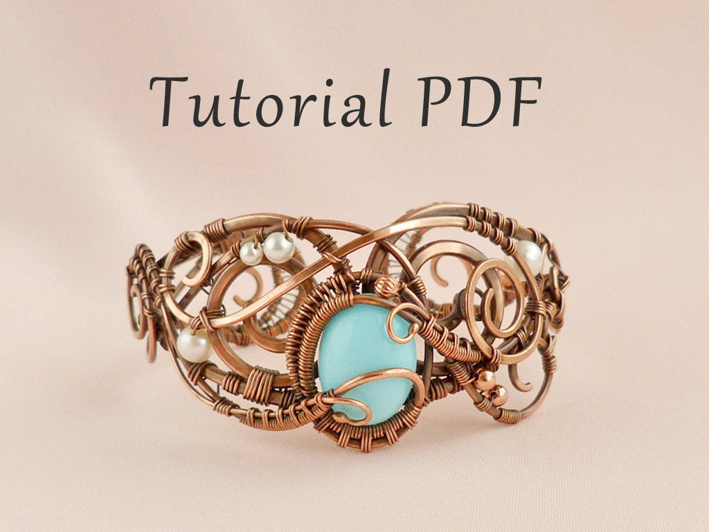 Best ideas about DIY Wrapped Bracelet
. Save or Pin Tutorial jewelry DIY project Wire wrapped Bracelet Leila Now.