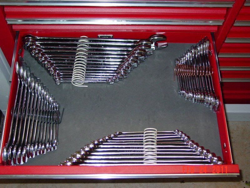 Best ideas about DIY Wrench Organizer
. Save or Pin Spring wrench organizers for hubby s work tool box do it Now.