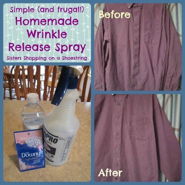 Best ideas about DIY Wrinkle Releaser
. Save or Pin Homemade Wrinkle Release Spray – Sisters Shopping Farm and Now.