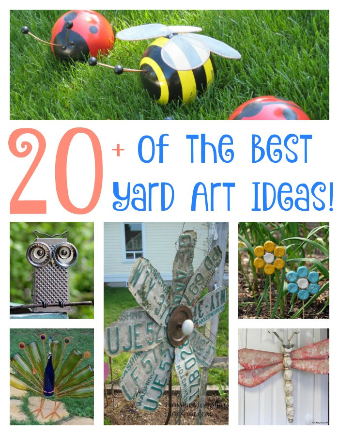 Best ideas about DIY Yard Art
. Save or Pin The BEST DIY Yard Art Ideas Kitchen Fun With My 3 Sons Now.
